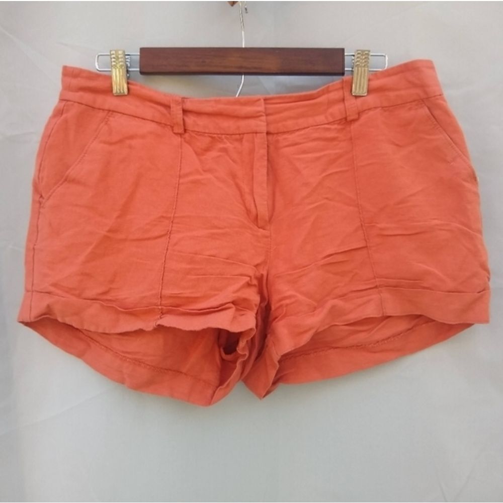 LOFT shorts coral orange size 10 short shorts summer spring warm weather
